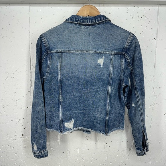 Vervet Size XS Distressed Jean Jacket - Picture 5 of 11